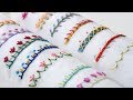 14 Hand Embroidery Borders for Beginners | Basic Embroidery Stitches