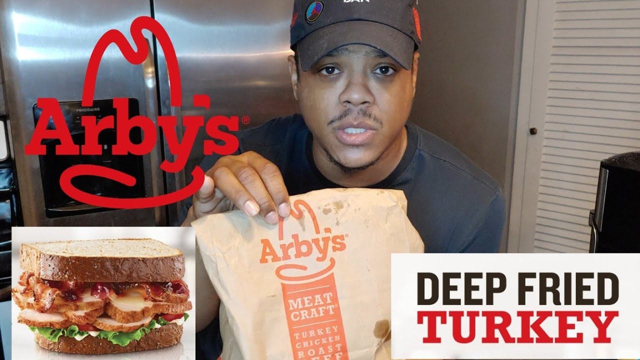 ARBY'S MARKET FRESH CRANBERRY DEEP FRIED TURKEY SANDWICH REVIEW!! 🦃🥪🍅🥓 YouTube