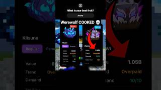 Werewolf VALUE Cooked 💀☠️ | Bloxfruits | ROBLOX | Veeru Gamer |