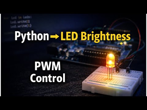 Control LED Brightness with Python | Arduino PWM Explained Simply