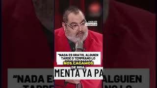 ¿Los subsidios son gratis El poderoso argumento de Jorge Lanata #javiermilei #noticias