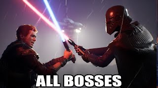 Star Wars Jedi: Fallen Order - All Bosses (With Cutscenes) HD 1080p60 PC