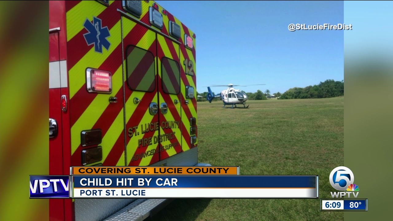 Child hit by car in Port St. Lucie - YouTube