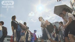 “危険な暑さ”で熱中症搬送者・死亡者が過去最多に(18/07/24)
