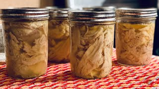 Canning Leftover Thanksgiving Turkey Made Simple | Cold Pack Method Canning Turkey From The Freezer