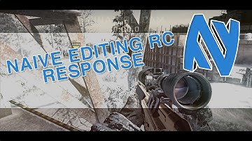 AeRo Relax: Naive Editing RC Response @eRaProne @NaiveCuba @TheNaiveOnes