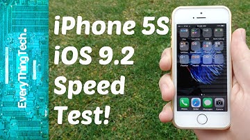 iPhone 5S iOS 9.2 Speed Test!