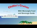 MSC Meraviglia Food and Beverage Guide