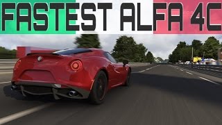 Forza 6 Topspeed Build | 388km/h [243mph] Alfa Romeo 4C