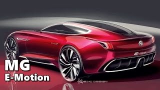 MG E-Motion Electric Supercar - First Look