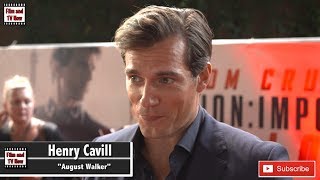 Henry Cavill discusses his first meeting with Tom Cruise at Mission: Impossible - Fallout Premiere
