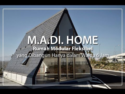 Video: Rumah Modular MADi Dapat Dibangun Hanya Dalam Beberapa Jam