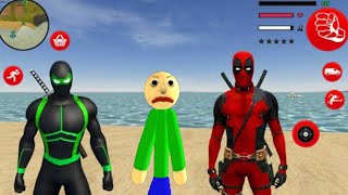 EPIC Best Baldi Stickman Rope Hero Vice Town #31 - Gangster Stickman Superhero - Android Gameplay screenshot 5