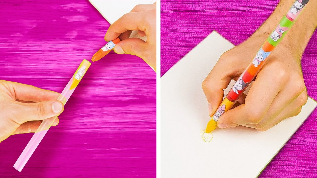 Back To School 📓 Art Hacks for School Projects & Beyond - YouTube
