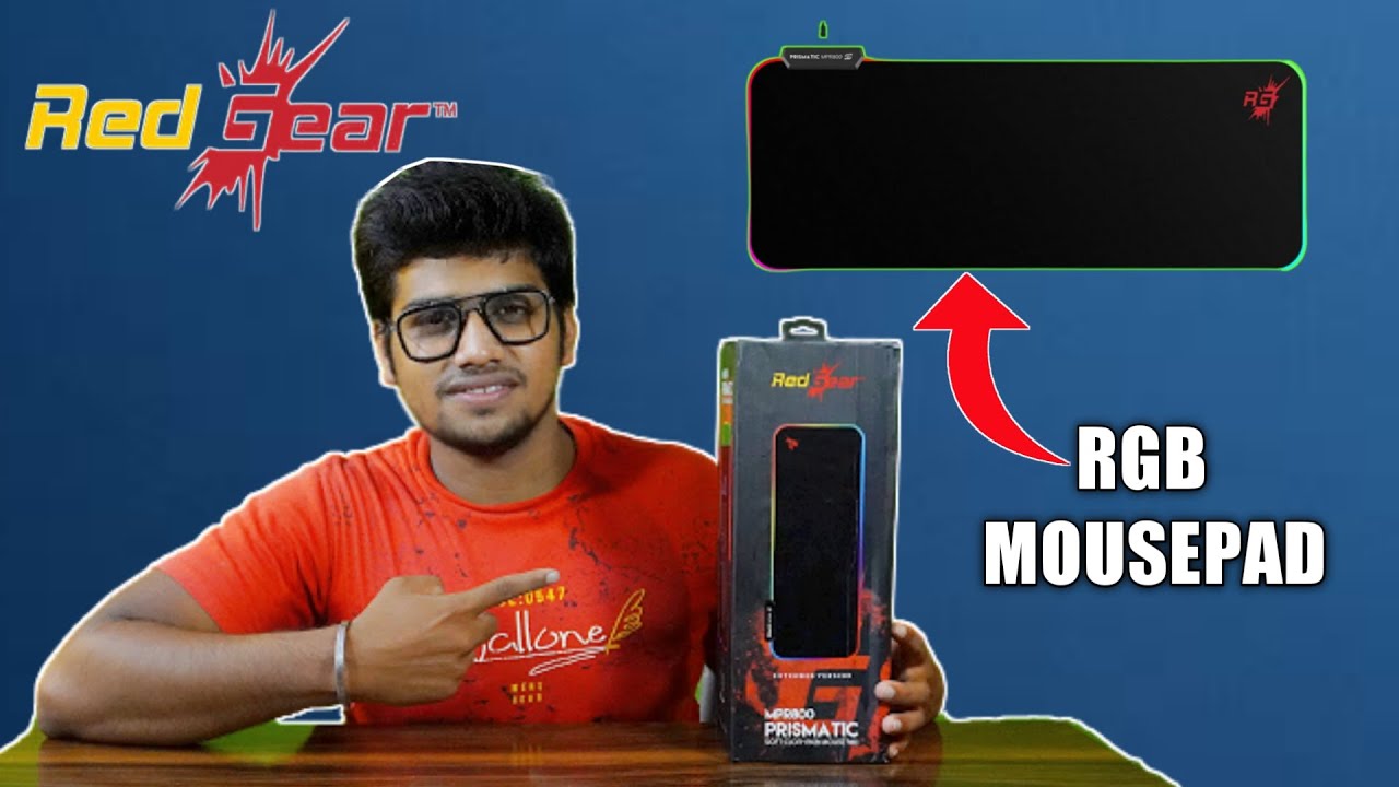 Best RGB Gaming Mousepad 🔥 | Redgear MPR800 RGB Mousepad Unboxing & Review | Gaming Mousepad at 1000