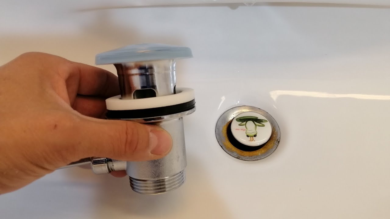 Sifon Siphon Pop Up Ablaufventil Waschbecken Abfluss Ablaufgarnitur mit  Überlauf