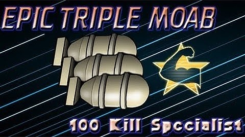 PP90M1 Triple Moab on Hardhat w/ 100 Kills - CoD: Mw3