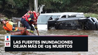 Destrucción en Alemania y Bélgica por catastróficas inundaciones