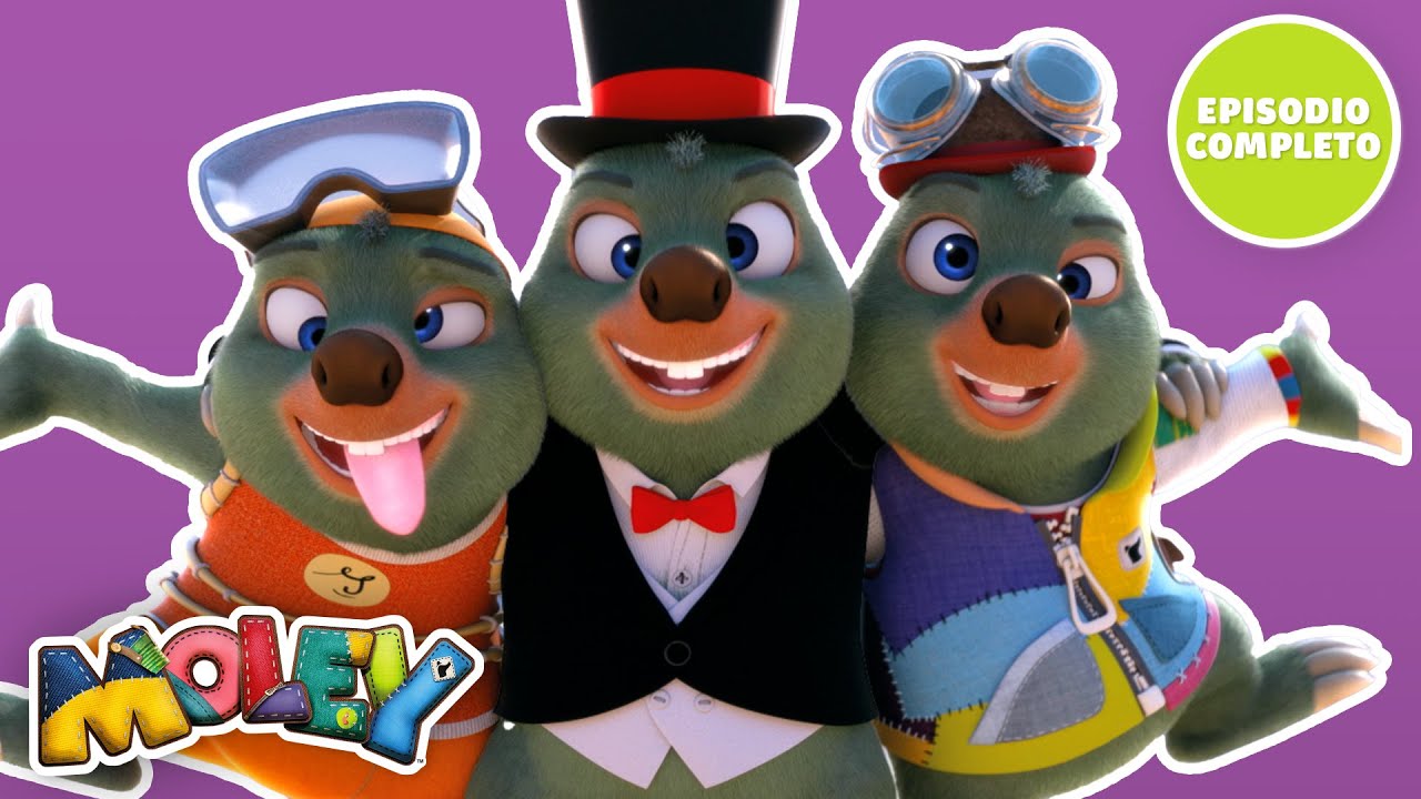 Moley: Los tres caballeros de Moletown 🤹‍♂️ | Episodio Completo | Animación Infantil