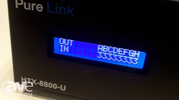 InfoComm 2016: Purelink Adds HTX Series Matrix Switchers