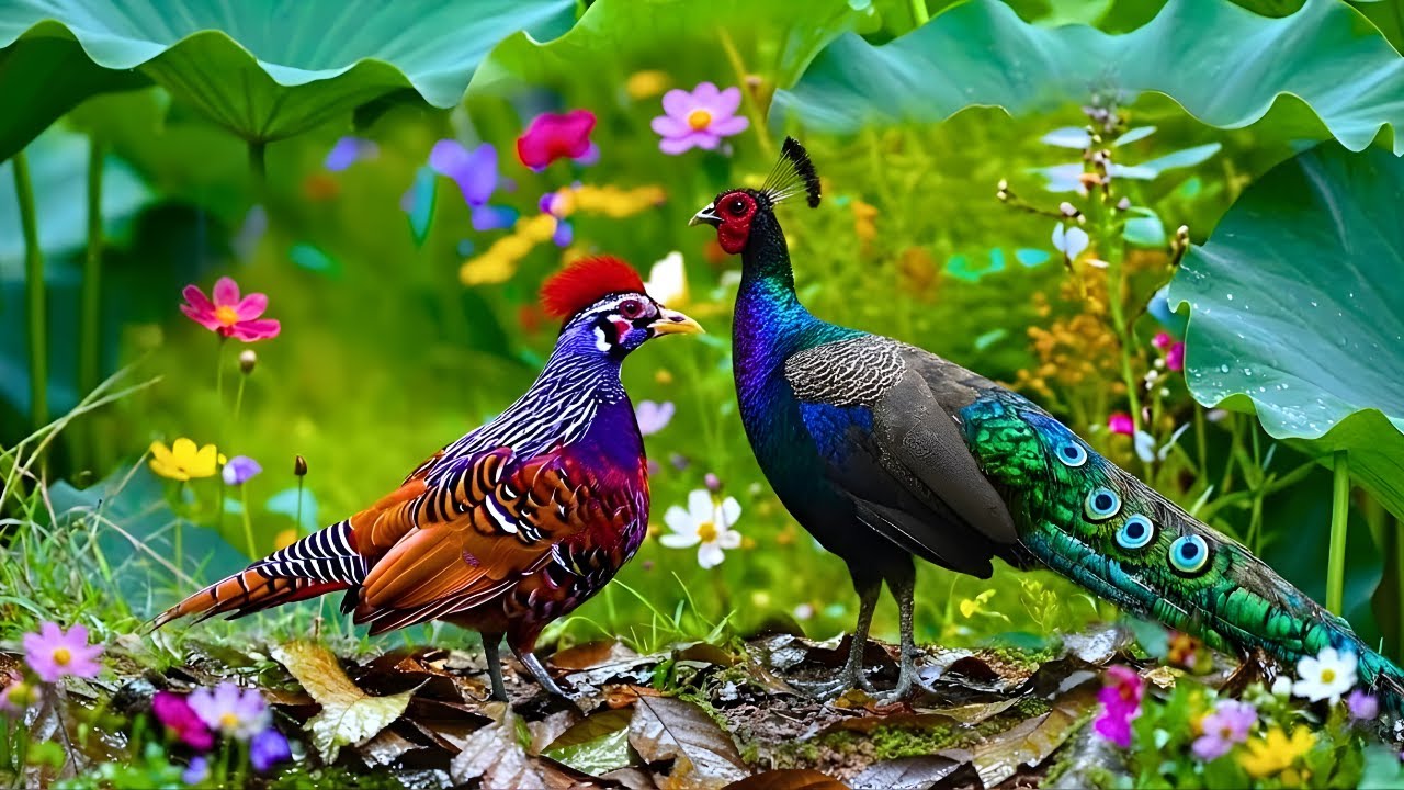 Nature Sounds & Relaxing Music | Birds Chirping in the Forest for Calm & Focus