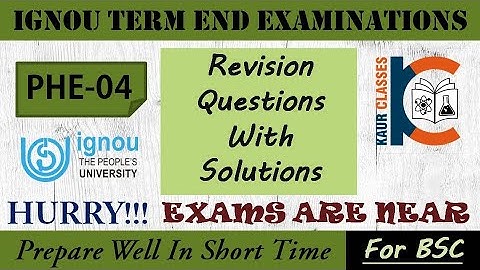 BPHE-104/PHE-04 | Most Imp. Ques. | Part-2 | Mathematical Methods in Physics-I | TEE | BSC | IGNOU |