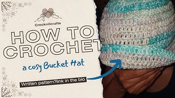 How to Crochet a Stylish Bucket Hat: Step-by-Step Tutorial #youtubevideo