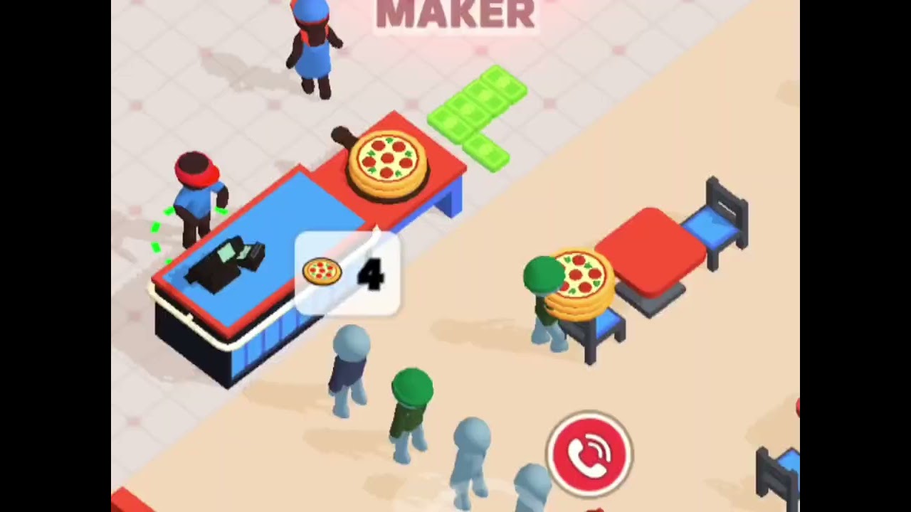 Pizza Ready - Gameplay Walkthrough Part 3 Stickman Pizza Restaurant Idle Tycoon (iOS, Android)Pizza
