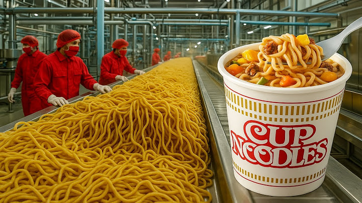 Así Se Hacen los Fideos Instantáneos 😨 ¡Y NO Es lo Que Esperas! 🍜