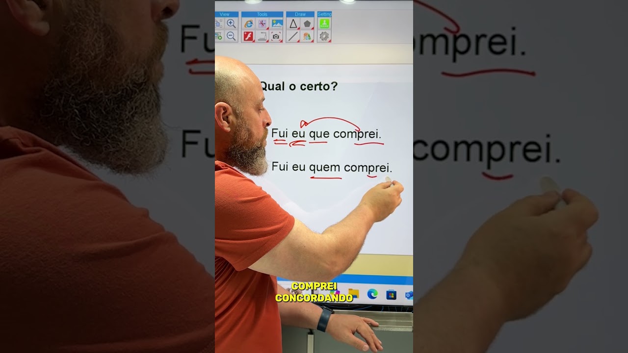 EU QUE comprei ou EU QUEM comprei? [Professor Noslen]