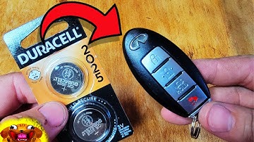 INFINITI or NISSAN Key Fob Battery REPLACEMENT