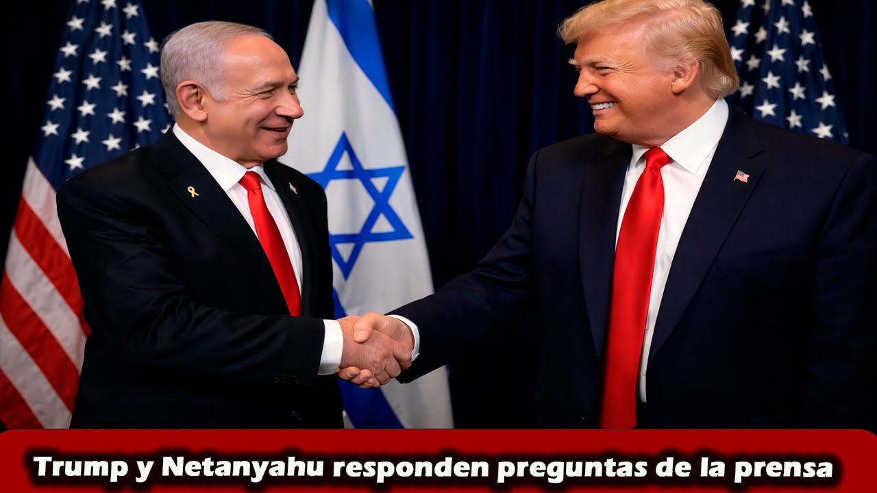 Trump y Netanyahu responden preguntas de la prensa | Conferencia ...