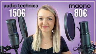 Mikrofon Vergleich 🎙️ MAONO USB vs. Audio Technica AT2020 USB