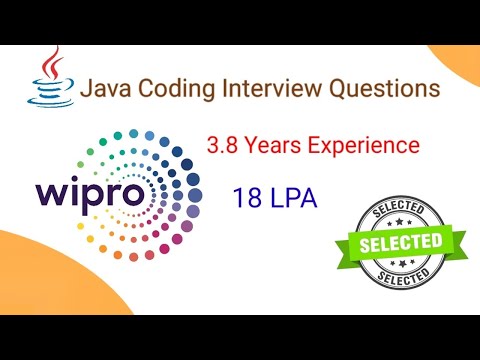 Wipro Java Coding Interview Questions and Answers | Java Full Stack Developer | Wipro Interview