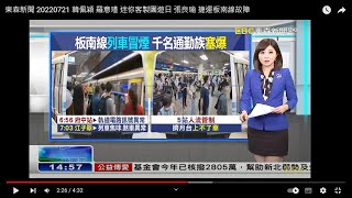 東森新聞 20220721 韓佩穎 羅意瑾 迷你客製團遊日 張良瑜 捷運板南線故障