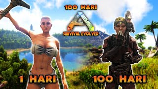 100 Hari Di Ark Survival Evolved Lost Island