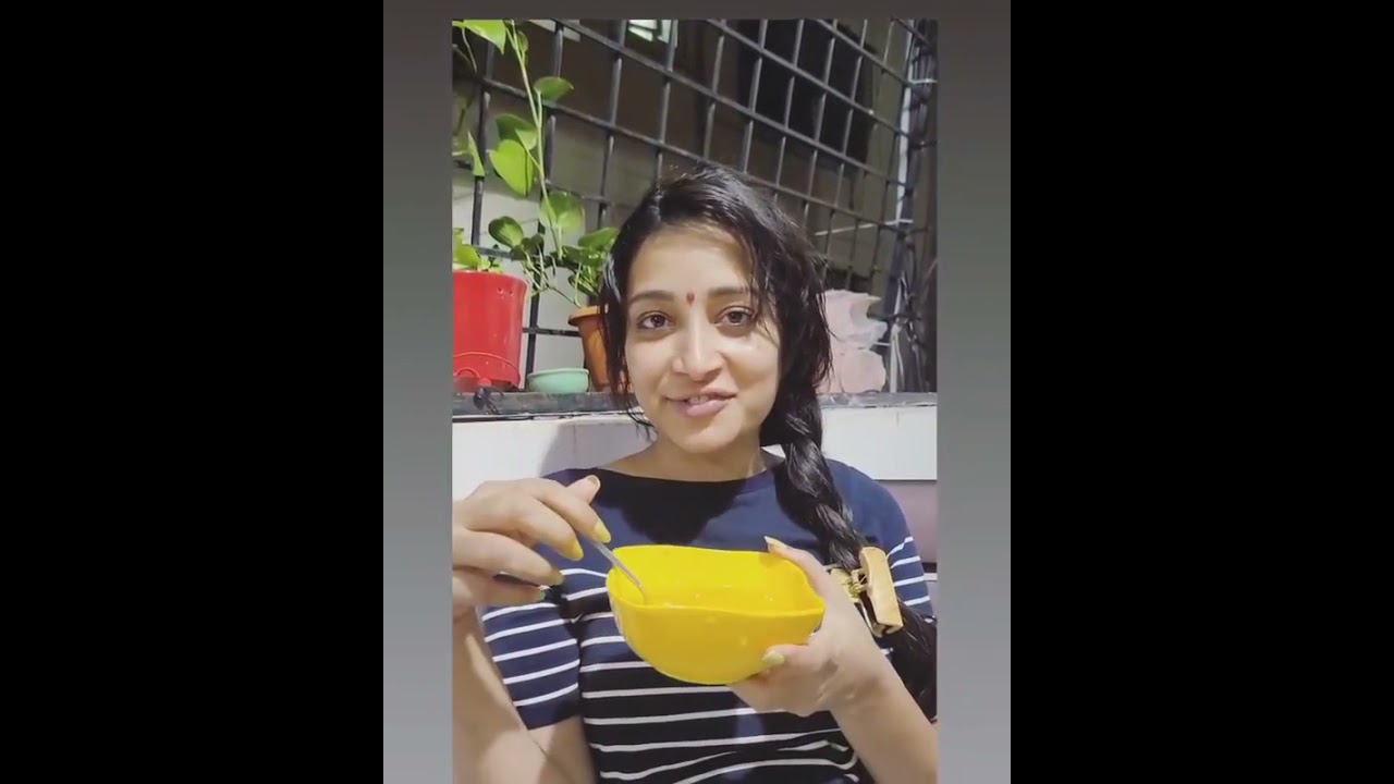Anchor Bhanu Sree Eating Mango Juice 😁😁 || Anchor Bhanu Sree 💝💝💝❤