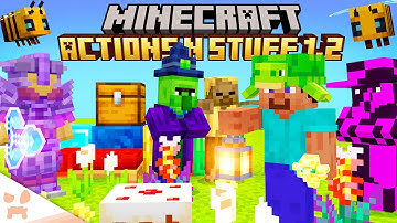 EVERY ITEM IS 3D, NEW MOBS, PHYSICS, + BETTER ANIMATIONS!! (minecraft actions and stuff 1.2 update)