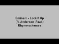 Eminem Lock It Up Feat Anderson Paak Rhyme Schemes mp3