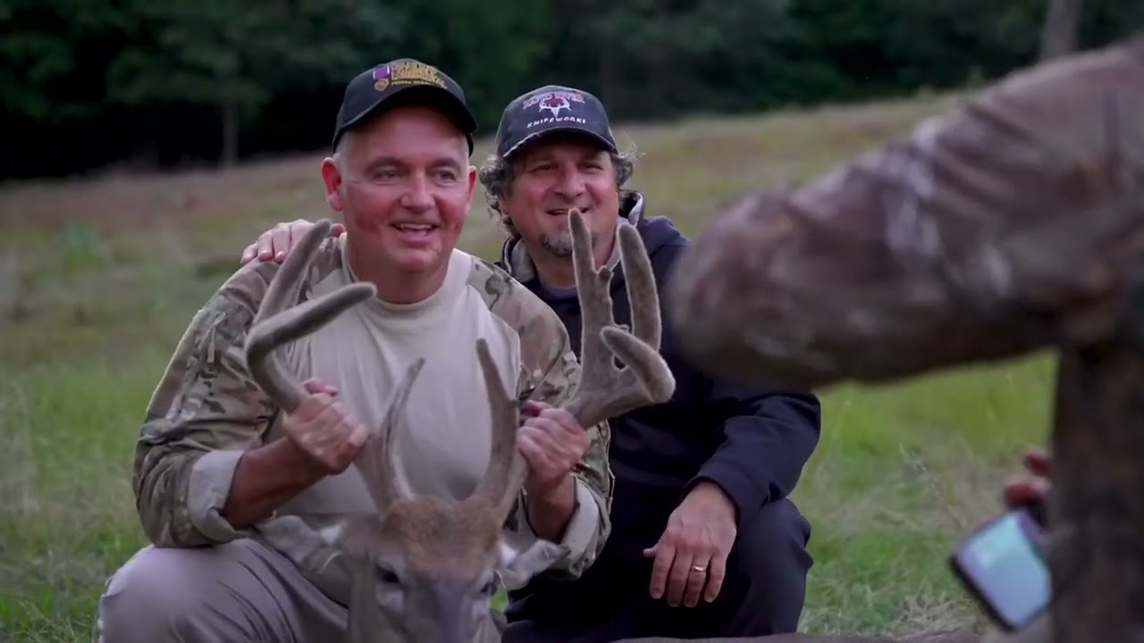 Billy Ray Parnell Purple Heart Veteran Hunt. Michigan whitetail hunting at Two Hats Ranch!