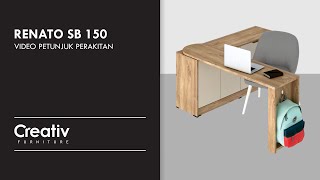 Tutorial Perakitan: RENATO SB 150 Creativ Furniture | Sideboard Multifungsi