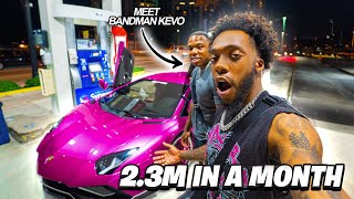 Meet @BandManKevo | Millionaire Who Makes $2.3M a Month | $998k Lamborghini Aventador SVJ Ultimae