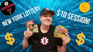 Nice wins! Instant Take 5, Great 8'sX10 and Skee-Ball Scratch Tickets! $10 Session! New York Lottery