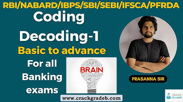 Coding Decoding for RBI/NABARD/IBPS/SBI/SEBI/IFSCA/PFRDA