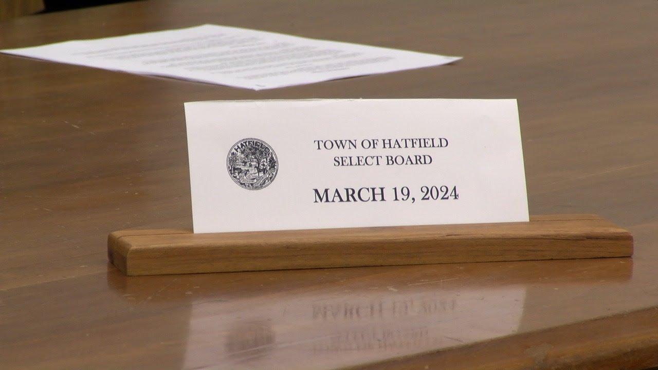 Town of Hatfield MA, Select Board, March 19, 2024 YouTube