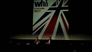 The Who at Kilburn 1977 screening with Roger Daltrey