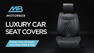 Upgrade Your Ride | MotorBox™ Diamond Stitched Premium Front Seat Covers by CarXS 4 views 1 day ago 49 seconds