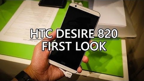 HTC Desire 820 Unboxing First Boot & Hands on Overview