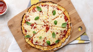 Best Cauliflower Pizza Crust for Keto [Gluten free, Low-carb]