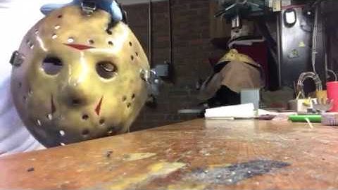 Friday the 13th part 8 Jason mask weathering tutorial (Buckles) for Cosplay